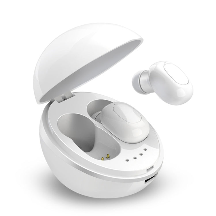 Écouteurs Bluetooth sans fil A10 TWS en forme de capsule spatiale avec boîtier de chargement magnétique et cordon, prise en charge des appels HD et couplage automatique Bluetooth, noir, noir et blanc, blanc, blanc et noir